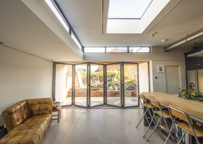 Style 541 Bi Folding Door 1 door opening right and 4 to the left