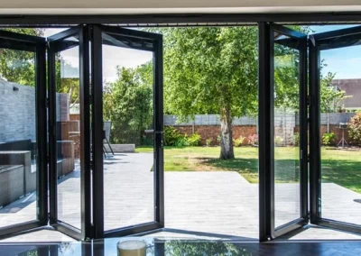 Style 523 Bi Folding Door 3 doors opening right 2 to the left