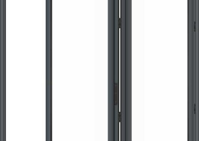 Style 202 Bi Folding Door 2 doors opening right no outside handle