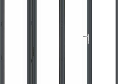 Style 330 Bi Folding Door 3 doors moving to the left