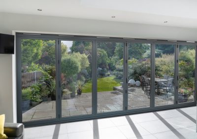 Style 606 Bi Folding Door 6 doors opening to the right